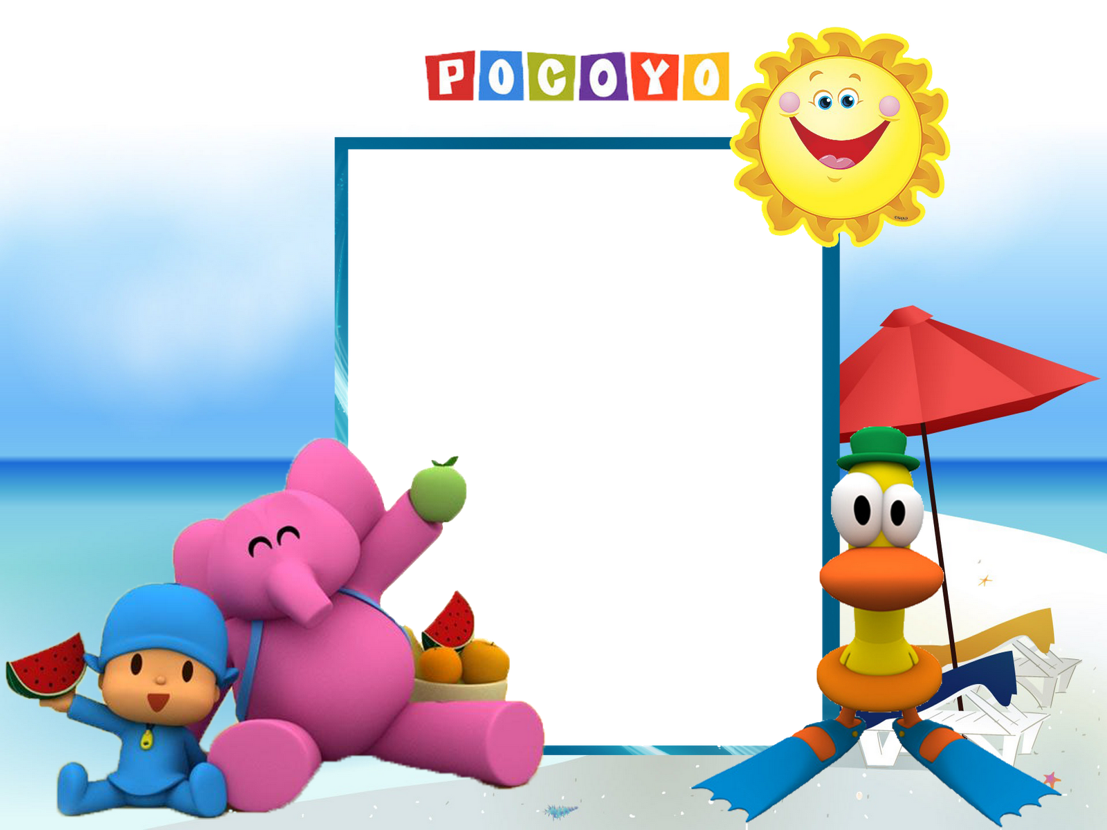 Marcos De Pocoyo - Pocoyo And Friends By Kristen L Depken (1600x1200), Png Download