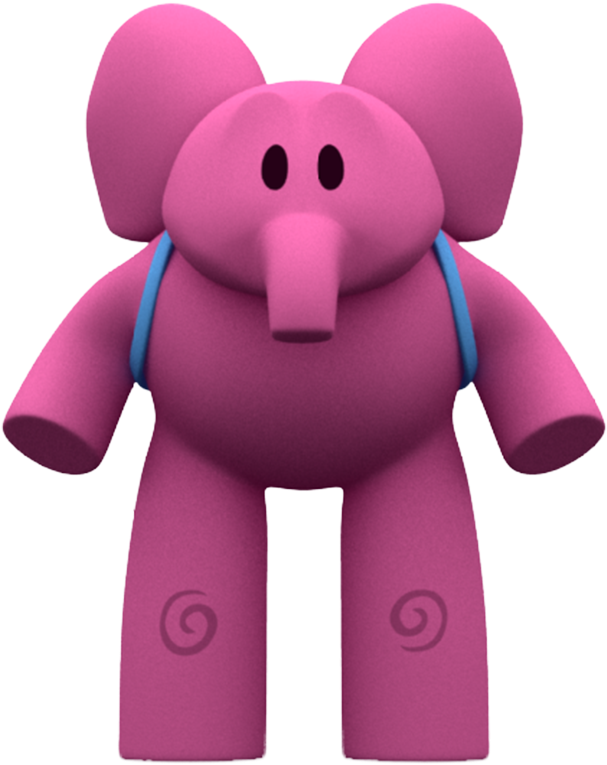Related Wallpapers - Ellie The Elephant Pocoyo (640x770), Png Download