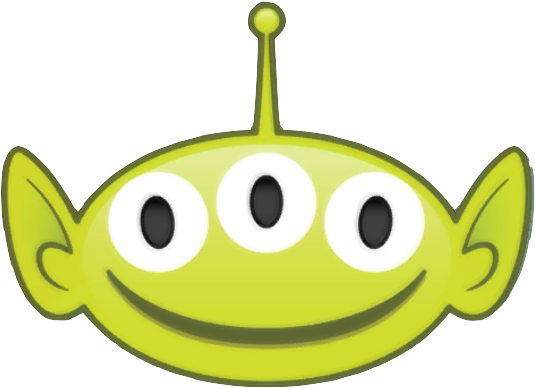 Alien - Disney Emoji Alien (596x422), Png Download