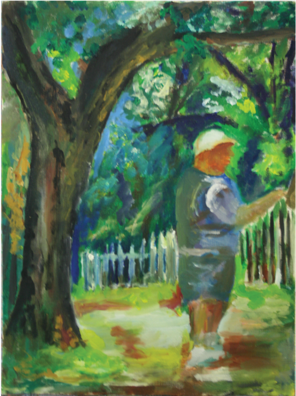 Painting On Location - Painting (1000x773), Png Download