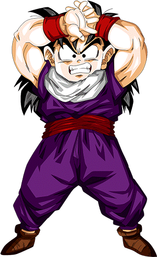 Son Gohan , O Son Gohanda En Su Tiempo En España - Personajes Dragon Ball Gohan Png (426x568), Png Download