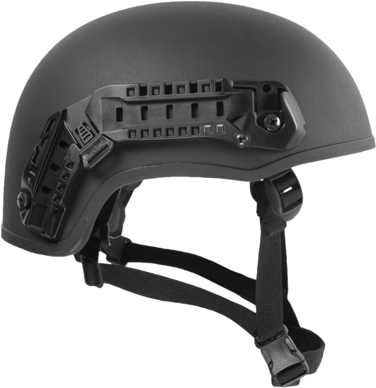 Military Kevlar Helmet Accessories - Amp 1 Busch Helmet (2000x800), Png Download