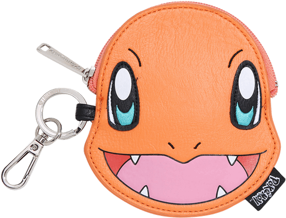 Charmander Face Png - Loungefly Pokemon Charmander Face Coin Purse (600x600), Png Download