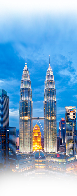 Pictures Of The Petronas Towers In Kuala Lumpur, Malaysia - Petronas Twin Towers (248x633), Png Download