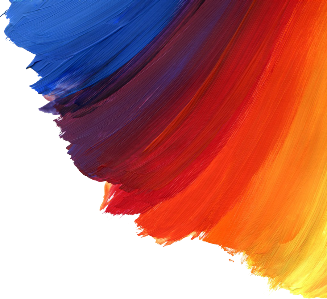 Download Hd Ftestickers Watercolor Paint Corne Border Rainbowcolors Paint Brush Png Transparent Png Image Nicepng Com