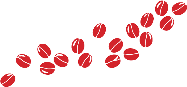 Red Coffee Beans - Coffee Bean (906x480), Png Download