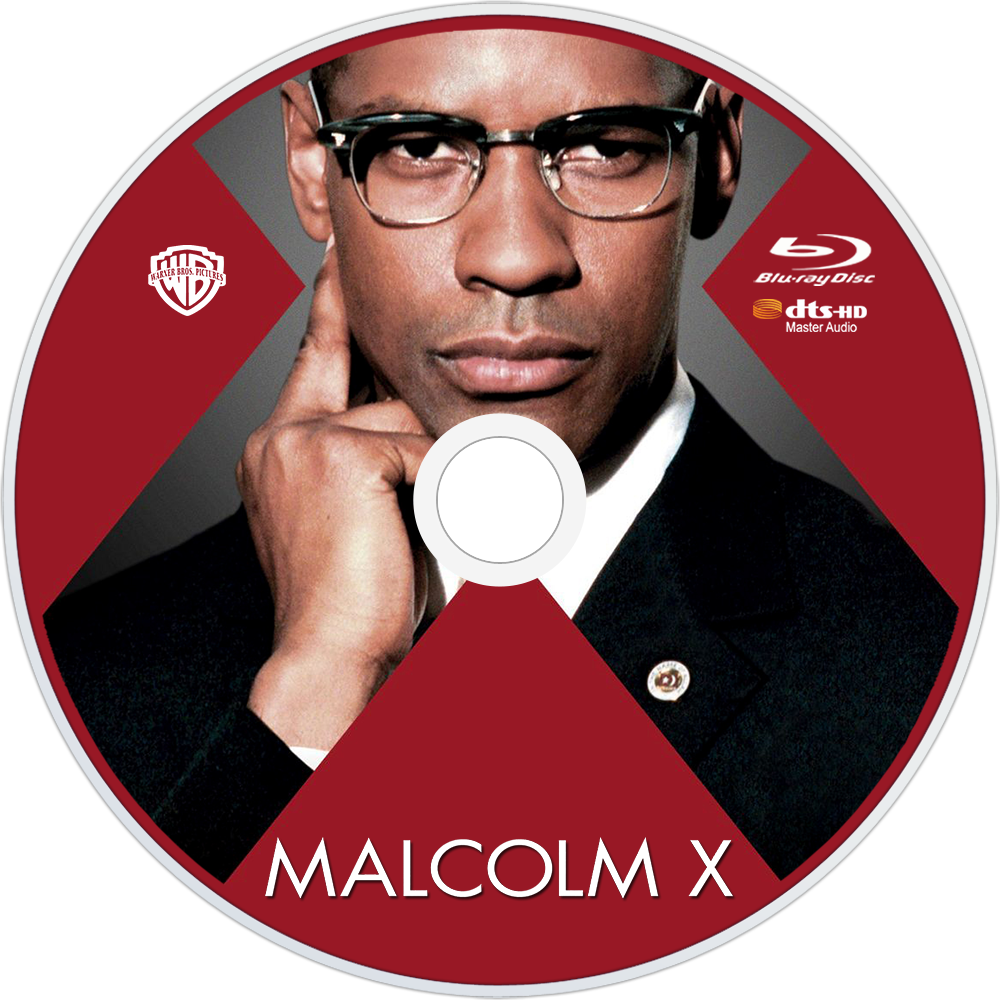 Malcolm X Bluray Disc Image - Malcolm X (1000x1000), Png Download