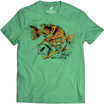 Largemouth Bass Species T-shirt Heather Green - If I'm Going To Hell. I'm Going In A Land Rover Funny (480x480), Png Download