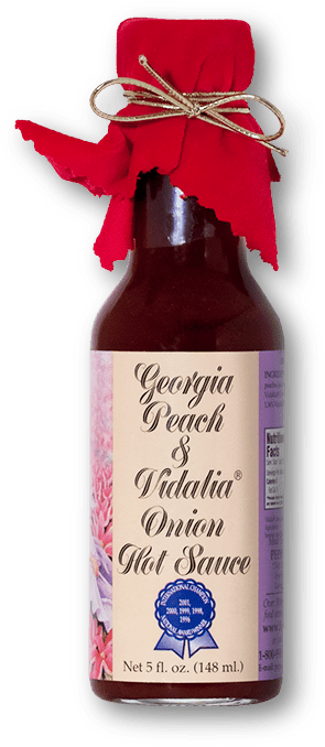 Georgia Peach And Vidalia Onion Hot Sauce - Georgia Peach And Vidalia Onion Hot Sauce, 5 Fl Oz (295x678), Png Download