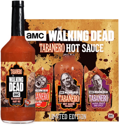 Amc The Walking Dead Bloodiest Mary Mix & Hot Sauce - Walking Dead Hot Sauce (600x600), Png Download