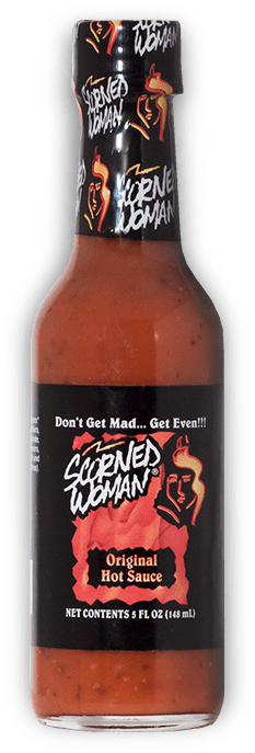 Scorned Woman Original Hot Sauce Bottle - Scorned Woman Hot Sauce, Original - 5 Fl Oz (233x687), Png Download