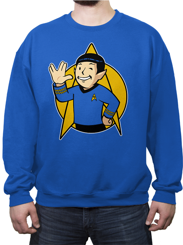 Spock Boy - Crew Neck - Crew Neck - Ript Apparel - Logic Boy Tablet - Ipad 2nd, 3rd, 4th Gen (vertical) (800x800), Png Download