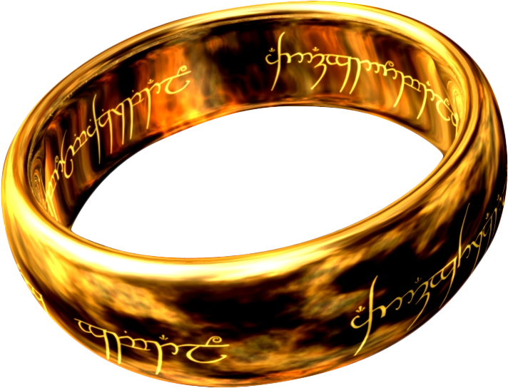 Lord Of The Rings - Lord Of The Rings Ring Transparent (713x543), Png Download
