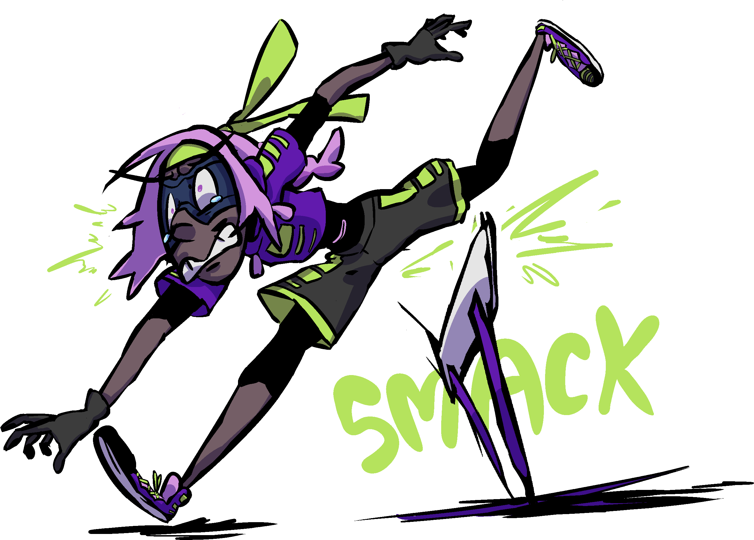 An Illustration Of Bug, An Original Character, Smacking - Illustration (3300x2100), Png Download