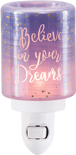 Believe In Your Dreams Mini Scentsy Candle Warmer - Believe In Your Dreams Scentsy Warmer (600x600), Png Download