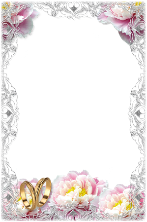 Wedding Frames Png - Paginas Para Album De Fotos De Casamiento (299x450), Png Download