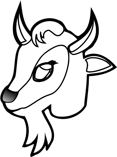Goat Face Clipart Color 2 - Cau Lac Bo Bong Da (555x555), Png Download