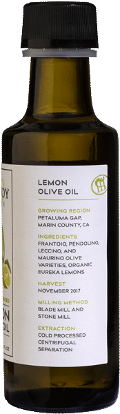 Lemon Olive Oil - Glass Bottle (660x660), Png Download