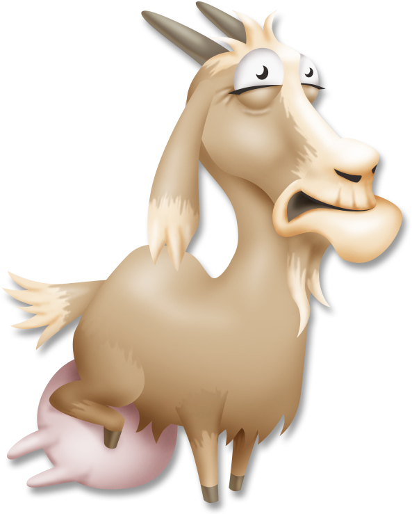 Goat Full - Hay Day Goat Png (738x738), Png Download