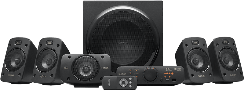 1 Surround Sound Speaker System - Logitech 5.1 Speakers Z906 (800x687), Png Download