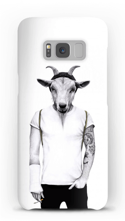Hipster Goat Case Galaxy S8 - Hipster Goat (415x800), Png Download