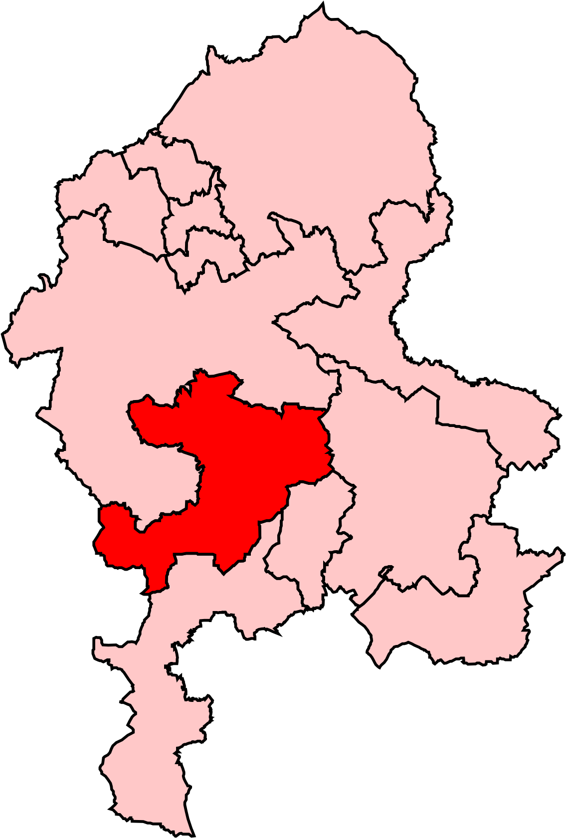 Staffordshire Constituencies (1200x1746), Png Download