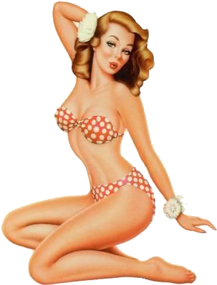 Pin Up Girl - Itsy Bitsy Teeny Weenie Yellow Polka Dot Bikini Album (350x448), Png Download