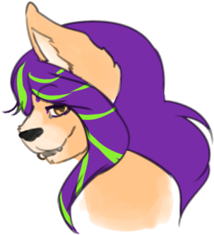 Large Lesbian Moirrey Stingray @weedsenpai@girlcock - Cartoon (400x400), Png Download