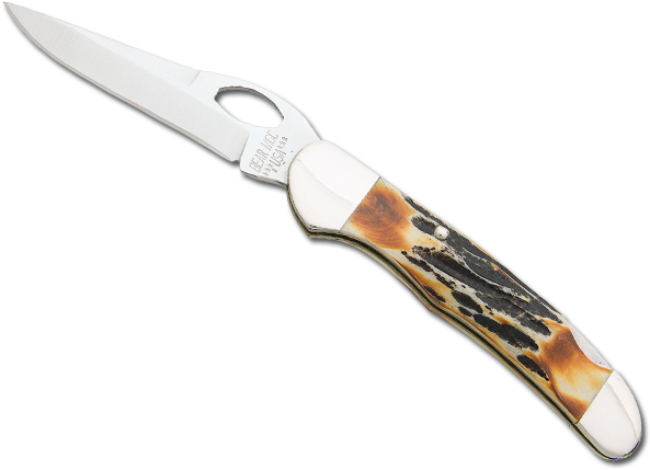 5149l - Bear Son Cutlery Damascus Cowhand Folding Knife O795776 (912x765), Png Download