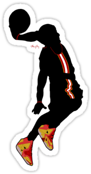 Lebron James Dunk Png Download " - Shirt (375x360), Png Download
