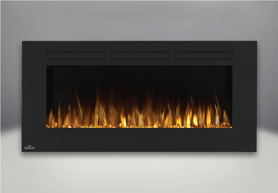 Napoleon Allure 50 Electric Wall Mount Gold - Napoleon The Shelton 42" Electric Fireplace Mantel (1100x620), Png Download