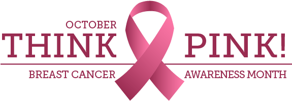 Ideas To Raise Awareness For Breast Cancer - Breast Cancer Awareness Month Transparent (610x223), Png Download