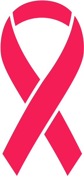 Pink Ribbon Sticker Icon - Post Traumatic Stress Disorder Symbol (294x600), Png Download