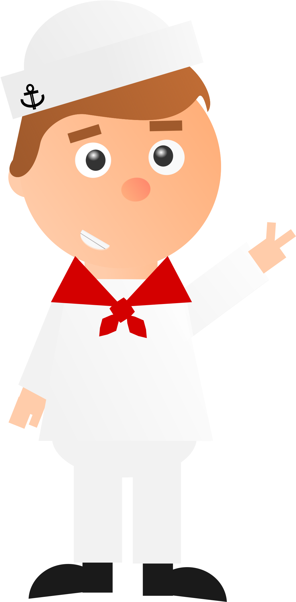 This Free Icons Png Design Of Cartoon Sailor (1697x2400), Png Download