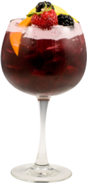 Recetas - Copa De Sangria Png (300x400), Png Download