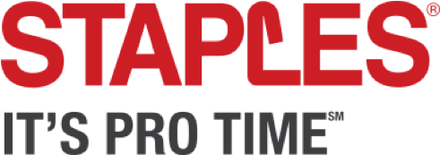 Staples@2x - Staples Its Pro Time Logo (720x400), Png Download