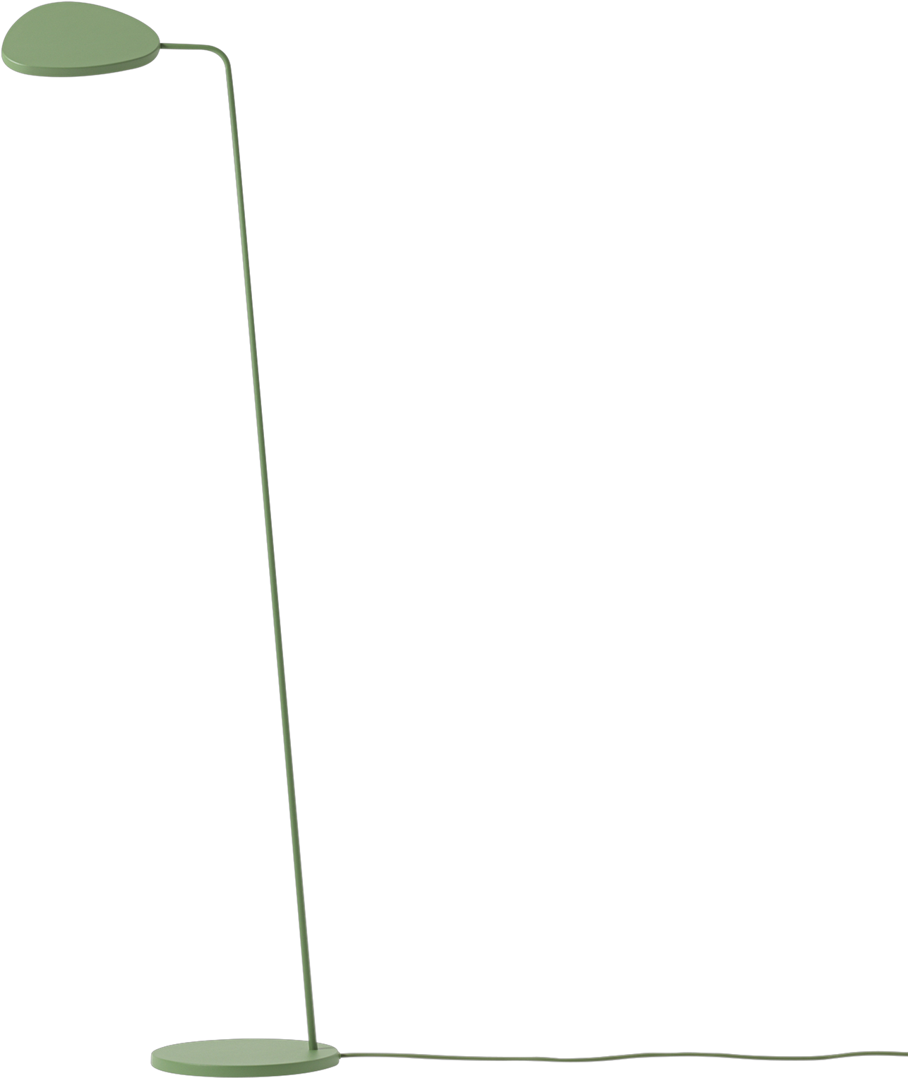 Floor Lamp Png Download - Muuto Leaf Floor Green (2000x2000), Png Download