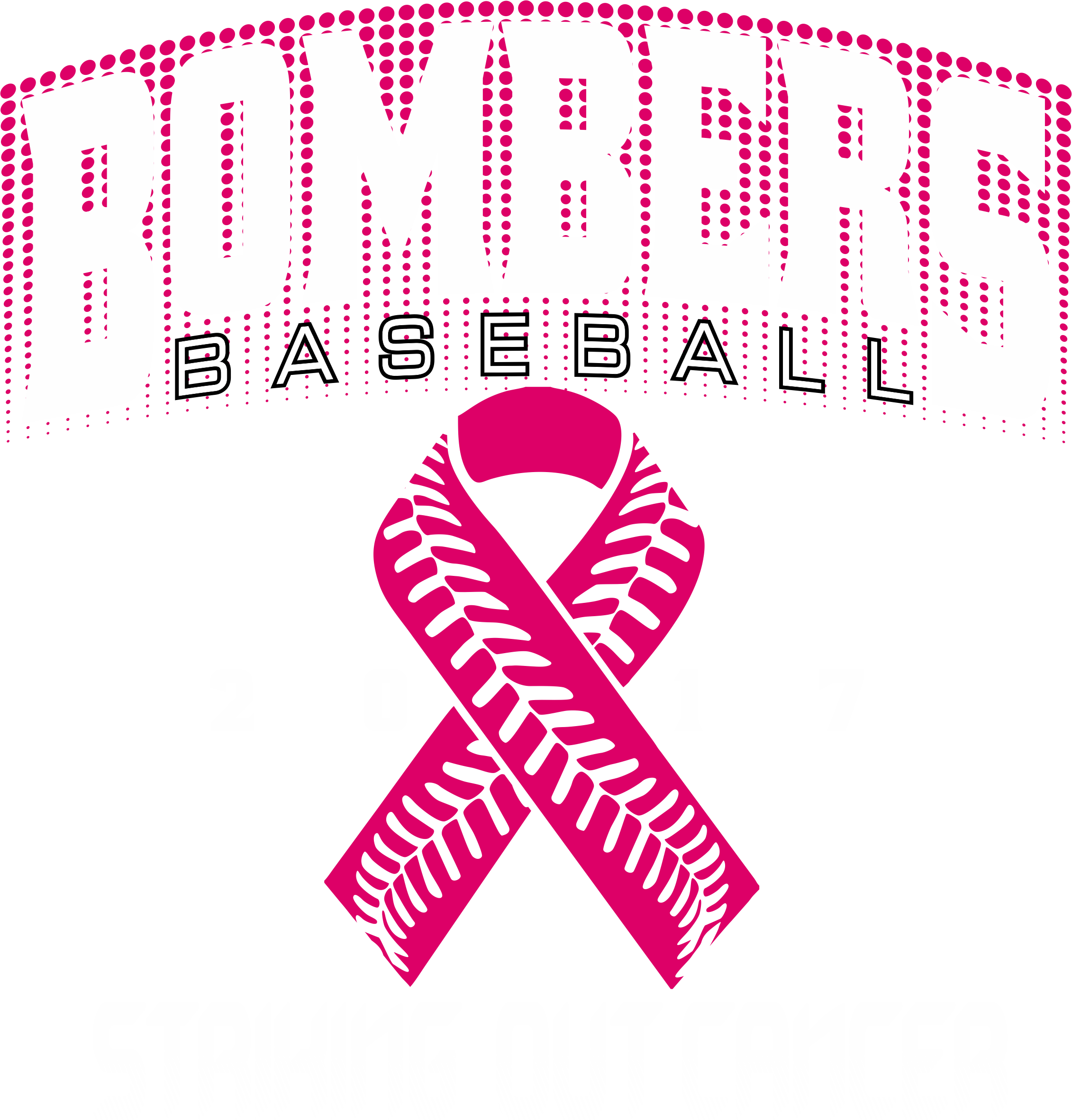 Bombers Striking Out Breast Cancer In October (2262x2363), Png Download