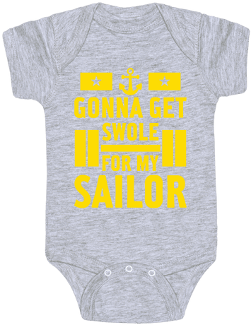 Getting Swole For My Sailor Baby Onesy - Daddy Game Onesies (484x484), Png Download