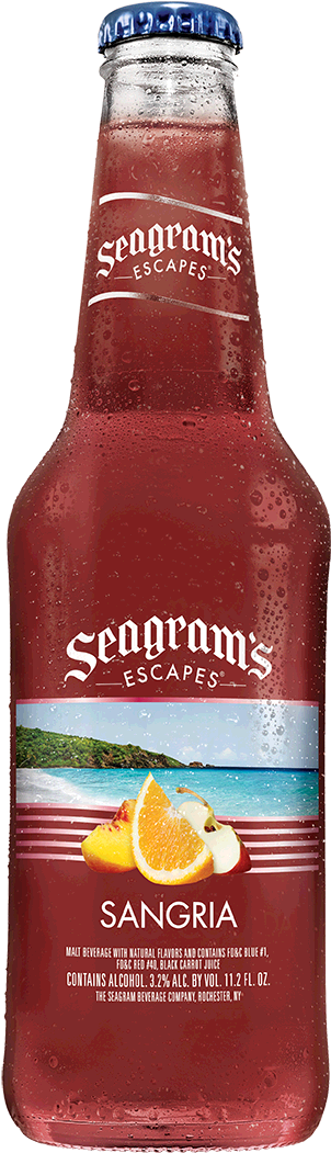 Sangria Bottle - Seagrams Blueberry Acai Lemonade (324x1080), Png Download