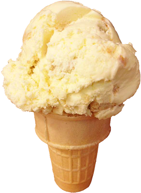 Lemon Ice Cream Cones Png (356x475), Png Download