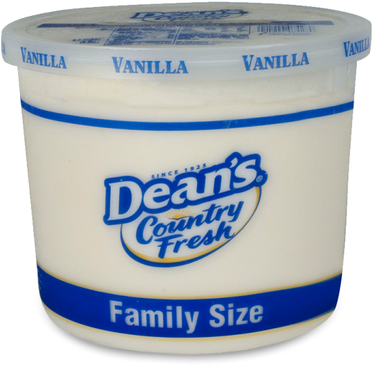 Dean's Country Fresh Vanilla Ice Cream Family Size - Dean's Country Fresh Chocolate Chip Ice Cream, 4.5 (547x900), Png Download