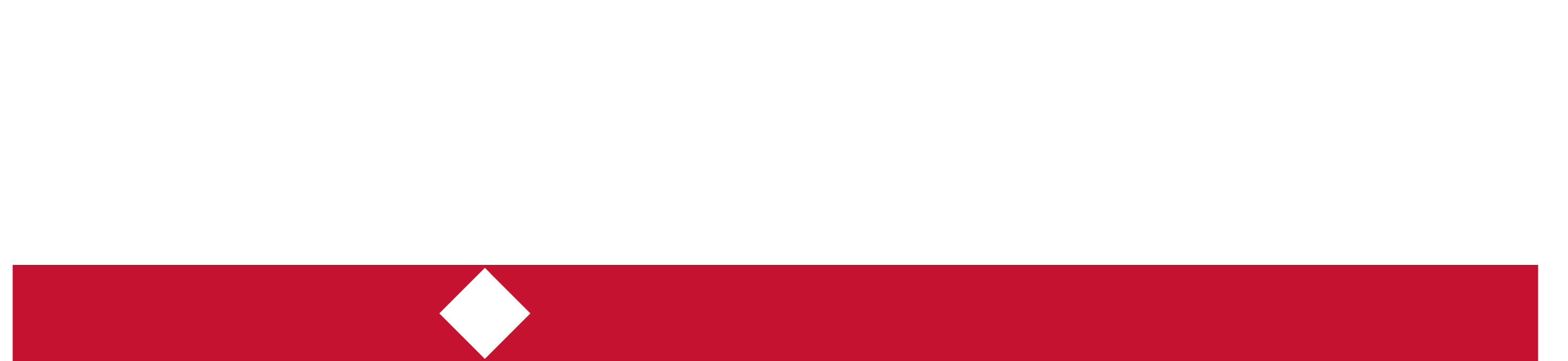 Davidson College Logo With White Type With Red Bar - Transparent Images Red Line (3000x691), Png Download
