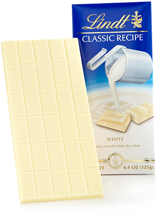 White Chocolate Classic Recipe Bar - Lindt Classic Recipe White Chocolate Bar (450x450), Png Download