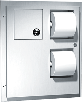 04823 - Asi Dual Access Toilet Tissue Dispenser With Napkin (440x440), Png Download