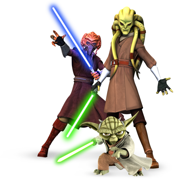 Jedi - Jedi The Clone Wars (600x619), Png Download