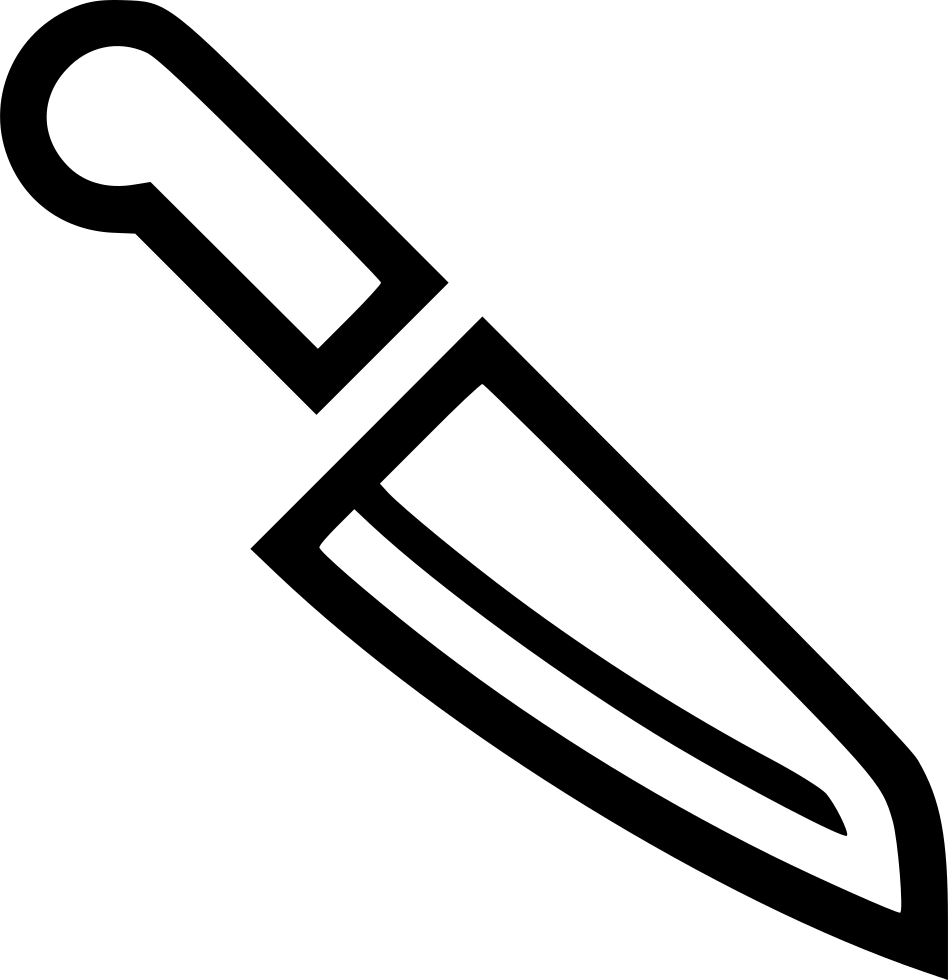 Butcher Knife - - Butcher Knife (948x980), Png Download
