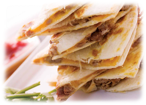Southwest Carnitas Quesadilla - Fast Food (502x375), Png Download