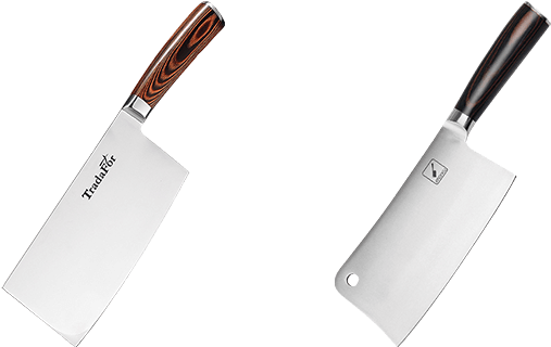 Quadcopter Reviews Best Butcher Knives - Tradafor Meat Cleaver - 7.2 Inch Butcher-chopper-cutter (800x325), Png Download