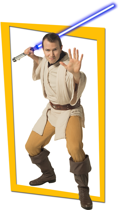 Jedi Party Star Wars Birthday - Poster (550x840), Png Download